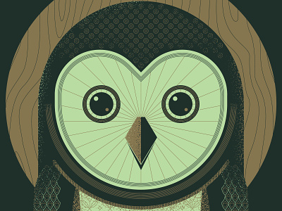 Who are you? eyes grunge illustration nature night owl park poster texture vector wood