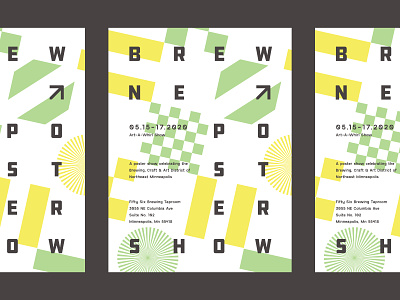 Call for Artists: Brew NE Poster Show art show brewery call for artists minneapolis minnesota pattern poster printing typography