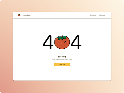 Daily UI 008 - 404 Page