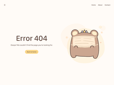 404 Error Page