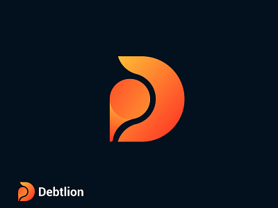 Debtlion logo Design