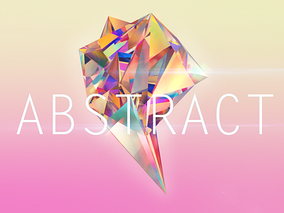Abstract 4d abstract art cinema crystal photoshop