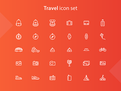 Travel Icon Set