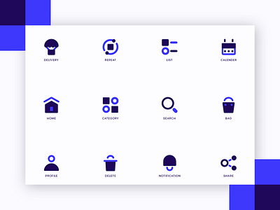 Food Delivery Icons