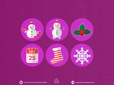 Christmas is NEAR! Christmas Icons Set Preview - Part 8 banner cad character cild colorful cute design gift graphicdesign green happy holiday icon icons marrychristmas santa set snowflake vector