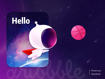 hello dribbble ui