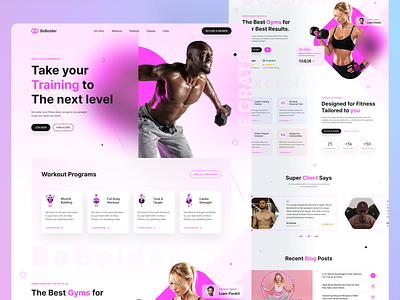La Fitness Brochure designs, themes, templates and downloadable graphic  elements on Dribbble