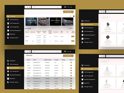 Chef Management Web and Mobile App android app android app development app app designers app development branding chefapp design ios app iosappdevelopment mobile app