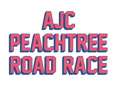 AjC Peachtree Race Logo atlanta peachtree road race