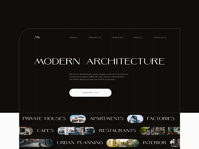 Architectural bureau website