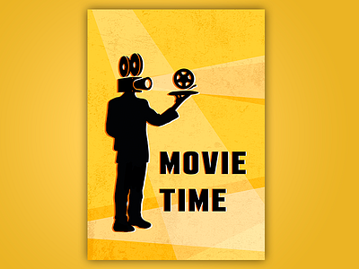 Poster - Movie Time movie poster print tape time video