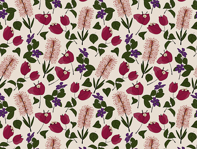 Bougainvilleas floral floral design patterns prints repeat pattern