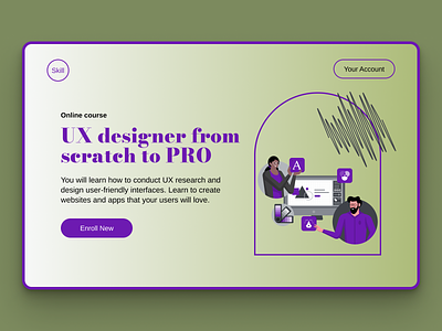 UX design Lending agency website design dream dribbbleweeklywarmup figma design home page lending page minimalist skills tilda ui ux website