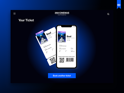 Cinema Booking Website🍿| 368 Cinemas booking case study cinema cinema booking concept dark theme design figma inspiration layout mockup movies tickets ui ui design uiux user experience ux web website