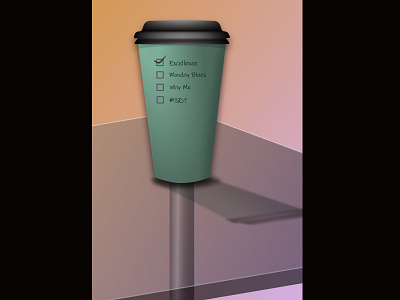 Order to go. affinity designer coffee coffee cup design