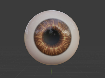 Brown Eye 3d 3d eye blender