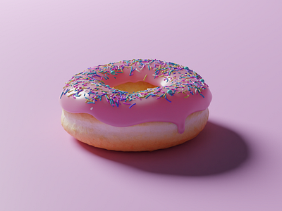 Pink doughnut