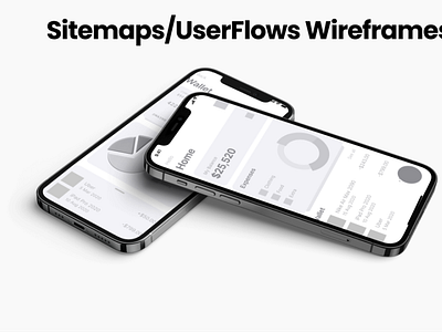 Finance App Wireframe UX