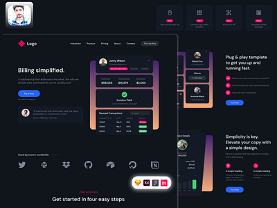 Billing - Landing Page