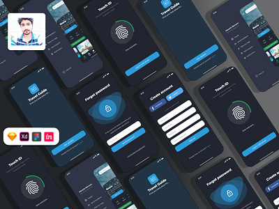 Travel App - Mobile Screens