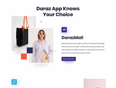 Daraz - Landing Page figma website design landing page landing page design ui website design website landing page website ui