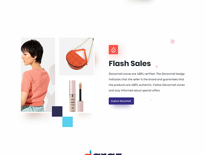 Daraz - Landing Page ecommerce website ecommerce website design graphic design landing page landing page design ui website website design website landing page