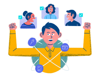 Saleswhale V2 - Workflow ai brand illustration illustration