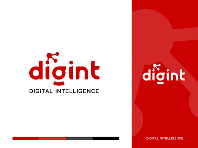 DigINT Logo design icon logo