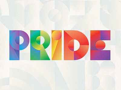 LGBT Pride color custom design gay graphic design lettering lgbt pride typography