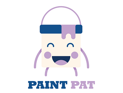 paint pat branding design illustration logo minimal