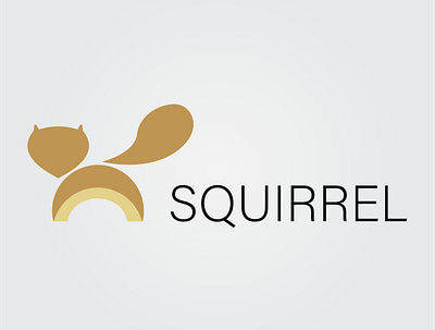 squirrel branding design illustration logo minimal