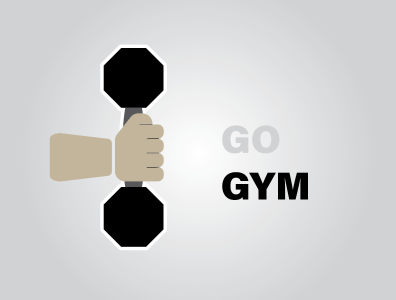 go gym design illustration minimal