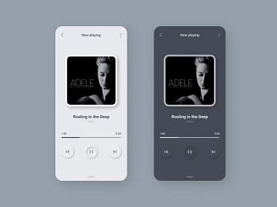 Daily UI #9: Music Player app art dailyui flat illustration illustrator minimal music player ui ux web