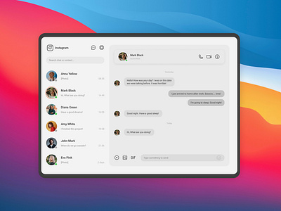 Daily UI #13: Direct Messaging