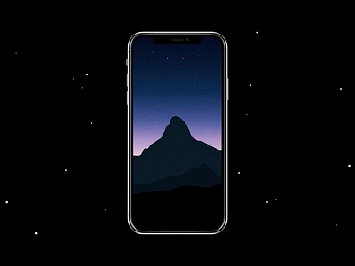 Minimalist Matterhorn wallpaper dark free iphone matterhorn minimal minimalist mountain night simple vector wallpaper