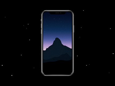 Minimalist Matterhorn wallpaper