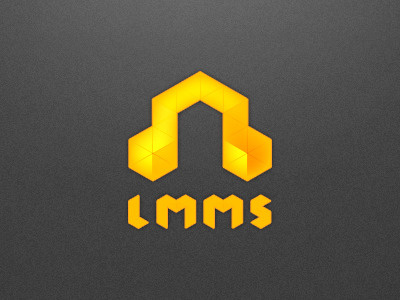 Logo for LMMS (Linux Multi Media Studio) glow linux lmms logo yellow