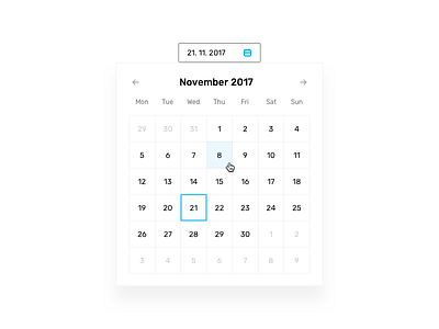 Yaps – Datepicker calendar color date picker hover meta states yaps