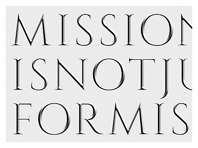 MISSIONISNOTJUSTFORMISSIONARIES ancient calendar cinzel hawran kalendar latin latin script mission missionaries roman typo typography