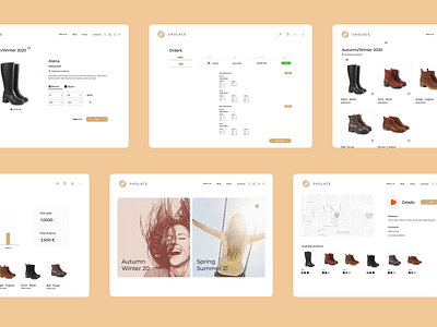 Shoe store - Desktop Version backend collection design ecommerce fashion landingpage shoes store ui ux website