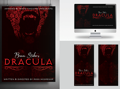 Dracula branding design graphic design illustration poster typography
