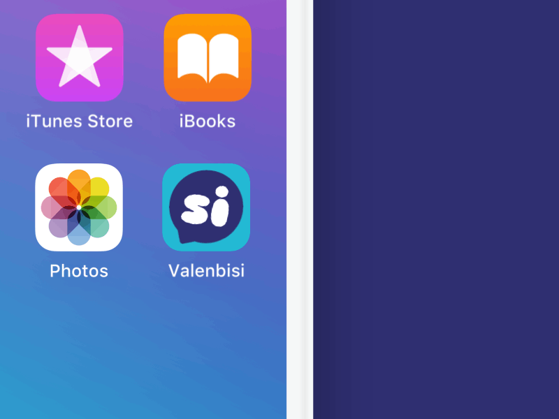 Valenbisi – App icon animation animation app bike colorful logo ui valenbisi valencia