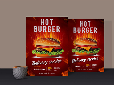 Hot Burger Flyer