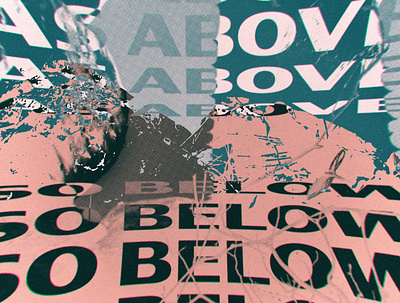 "As Above, So Below" Cover Art Mockup artwork cover art design experimental grunge halloween mockup photoshop texture textured typography