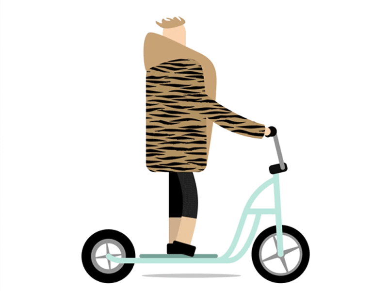 Who is he? animation gif heels macklemore nice scooter singer wheels