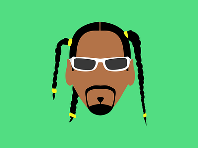 Snoop Dogg design flat hip hop illustrator ilustration music rap rapper snoop dogg