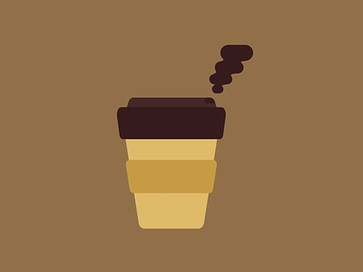 Coffee coffee cup flat food hot illustrator mug smoke vector warm
