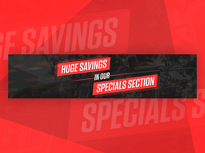Huge Savings! | Slider #4 carousel desktop discount landing red savings scooter slider specials web