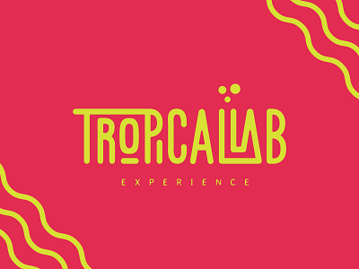 Brand & Visual Identity Design for Tropical Lab brand branding lab logo mark tropical visual identity