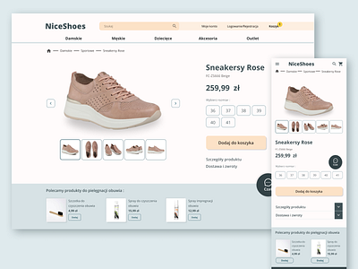 Shoes Store add to cart big button carousel contrast navigation pastel color photography product page product view product visualization readability rwd shadows shoes store store design uidesign web and mobile webdesign white background white space